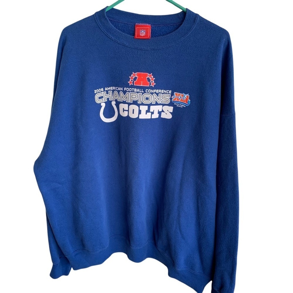 Vintage Indianapolis Colts 2006 Super Bowl Crewneck Sweatshirt Size XXL Sweater